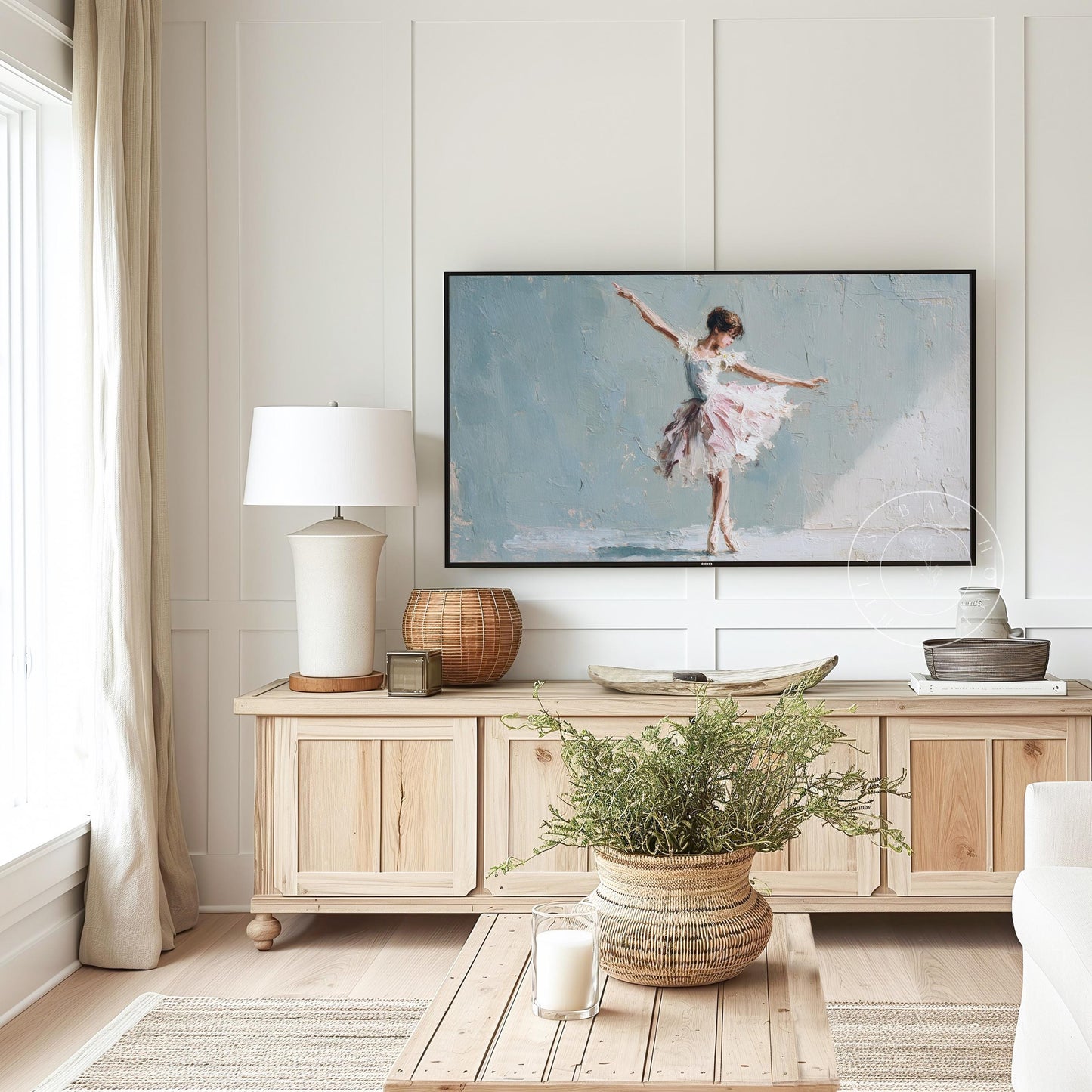 Ballerina Frame Tv Art, Digital Download Art for Frame Tv, Ballet Tv Art, Classical Tv Art, Painting Frame Tv Art, Painting Tv Art