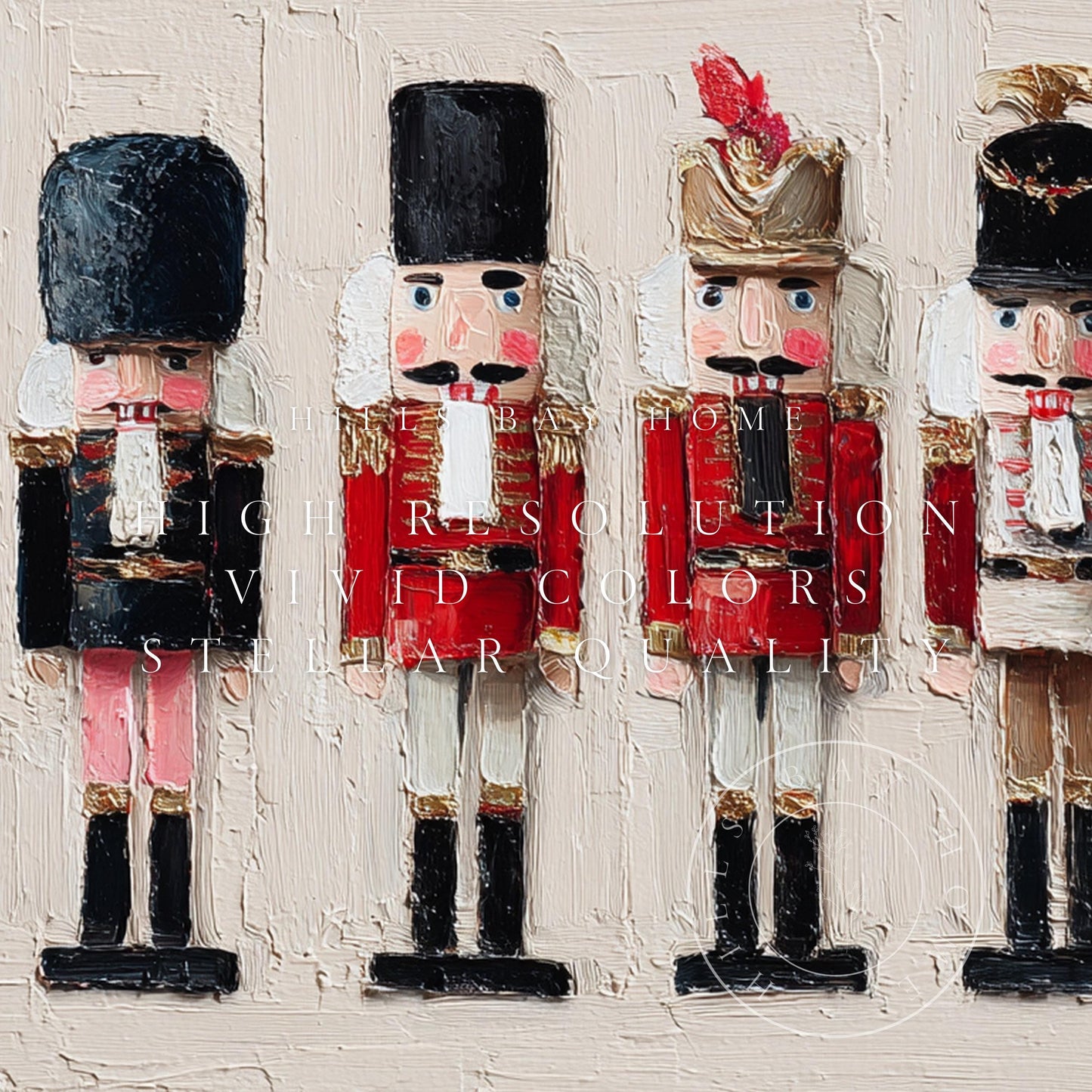 Nutcracker Tv Art, Digital Download Art for Frame Tv, Winter Tv Art, Christmas Tv Art, Painting Frame Tv Art