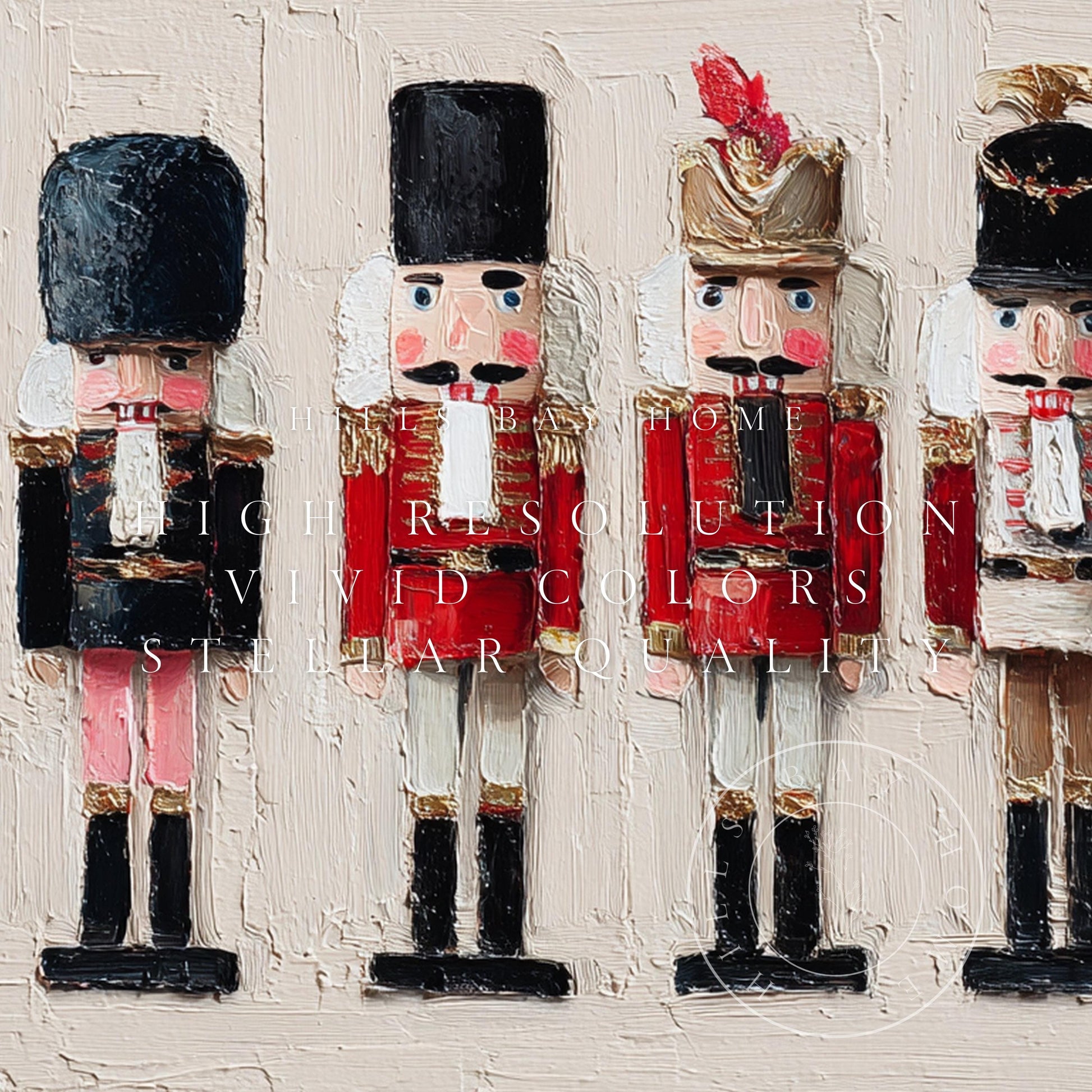 Nutcracker Tv Art, Digital Download Art for Frame Tv, Winter Tv Art, Christmas Tv Art, Painting Frame Tv Art