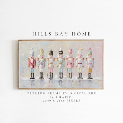Nutcracker Tv Art, Digital Download Art for Frame Tv, Winter Tv Art, Christmas Tv Art, Painting Frame Tv Art