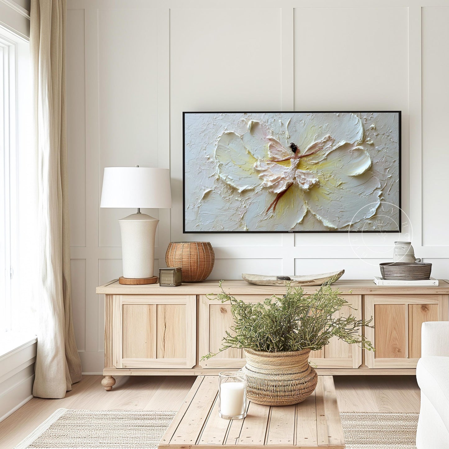 Fairy Frame Tv Art, Digital Download Art for Frame Tv, Magical Tv Art, Princess Frame Tv Art, Fantasy Tv Art, Floral Tv Art