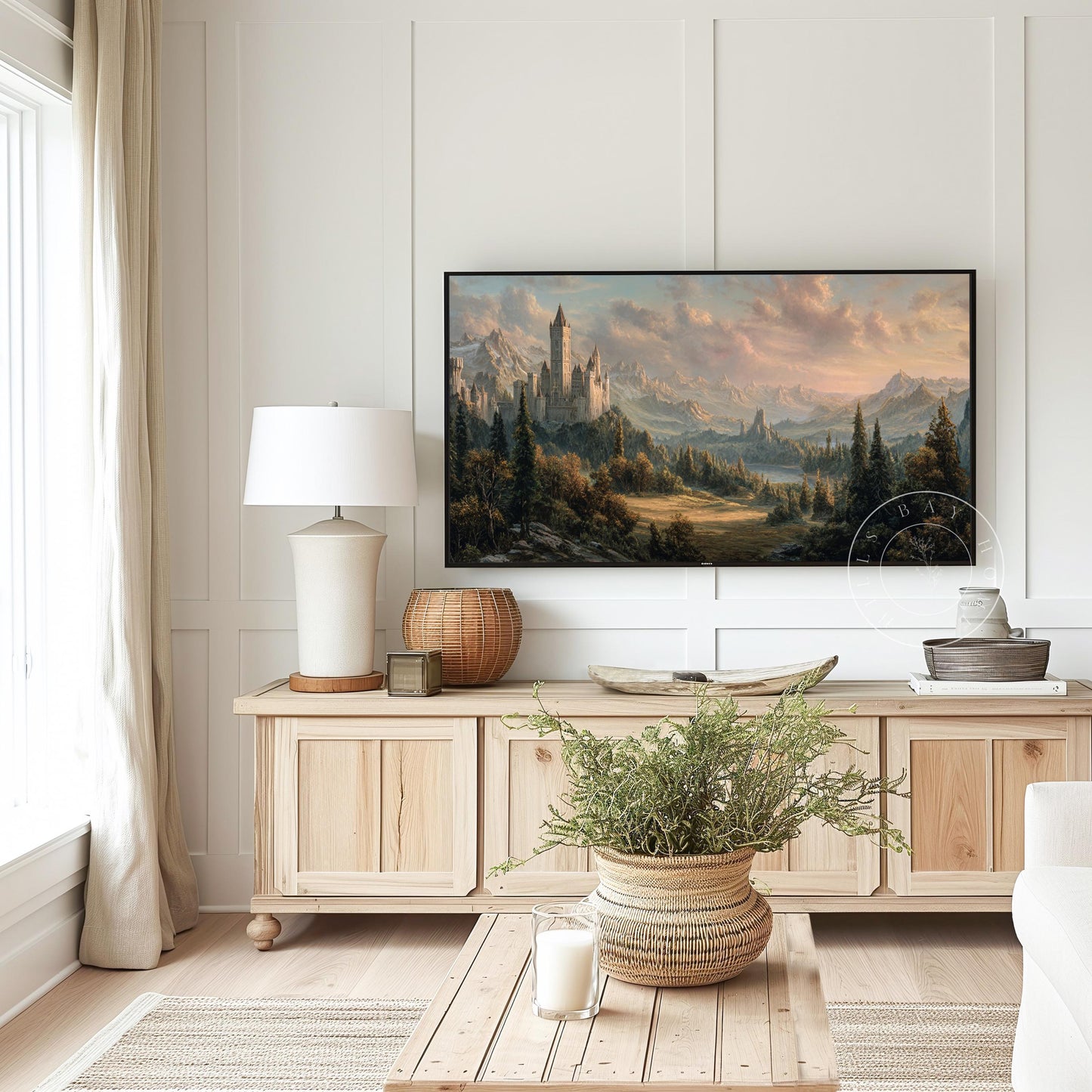 Fantasy Frame Tv Art, Digital Download Art for Frame Tv, Magical Tv Art, Fantasy Book Frame Tv Art, Kingdom Tv Art