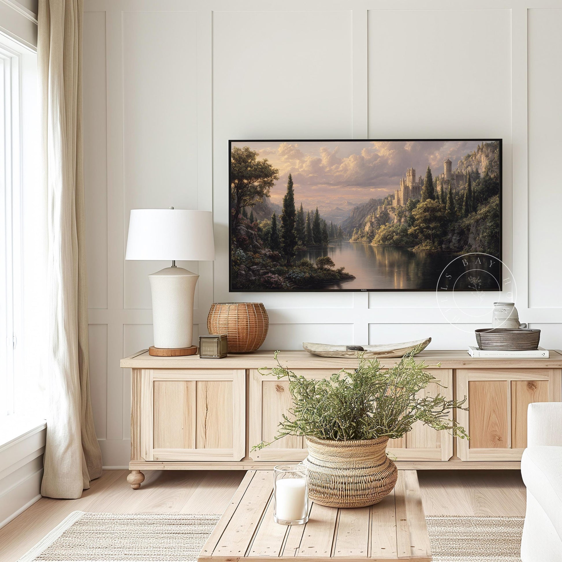 Fantasy Frame Tv Art, Digital Download Art for Frame Tv, Magical Tv Art, Fantasy Book Frame Tv Art, Kingdom Tv Art