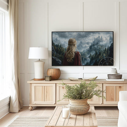 Fantasy Frame Tv Art, Digital Download Art for Frame Tv, Magical Tv Art, Fantasy Book Frame Tv Art, Kingdom Tv Art