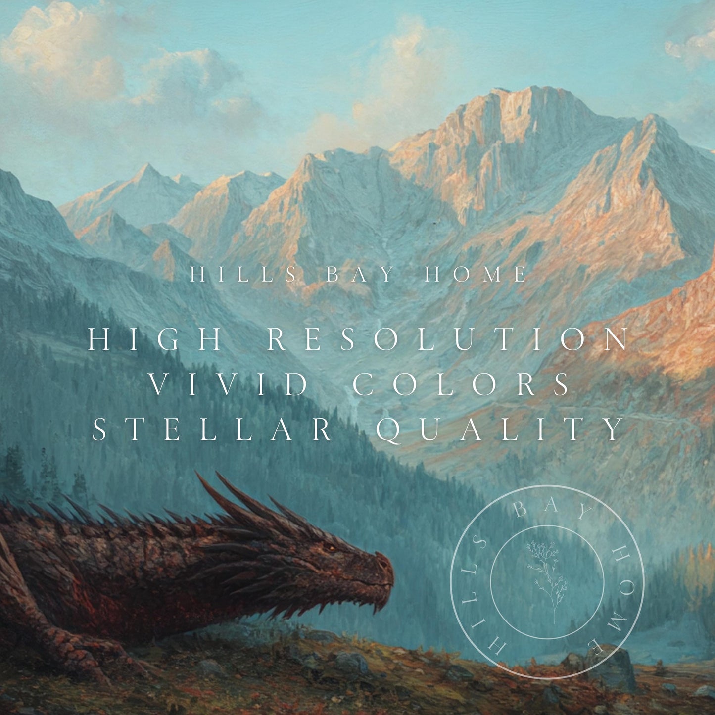 Fantasy Frame Tv Art, Digital Download Art for Frame Tv, Dragon Tv Art, Fantasy Book Frame Tv Art