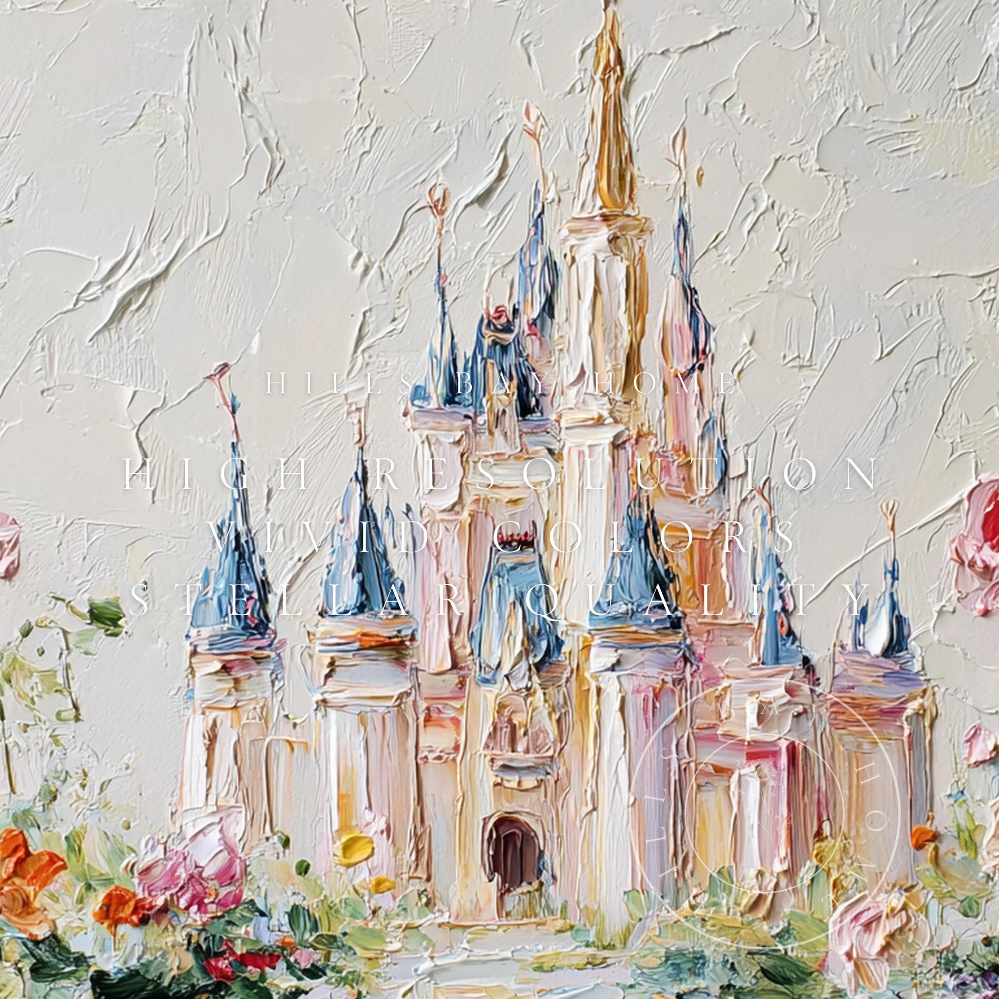 Castle Frame Tv Art, Digital Download Art for Frame Tv, Magical Tv Art, Princess Frame Tv Art, Fantasy Tv Art, Castle Painting