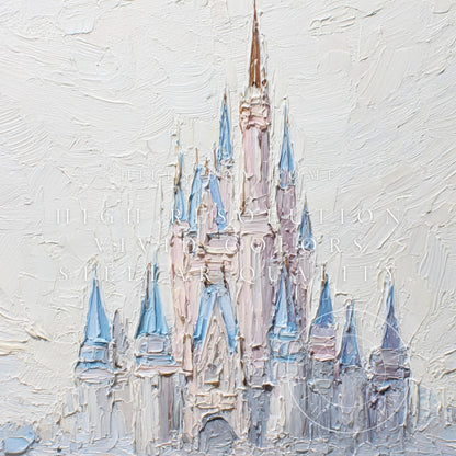Castle Frame Tv Art, Digital Download Art for Frame Tv, Magical Tv Art, Princess Frame Tv Art, Fantasy Tv Art, Castle Painting