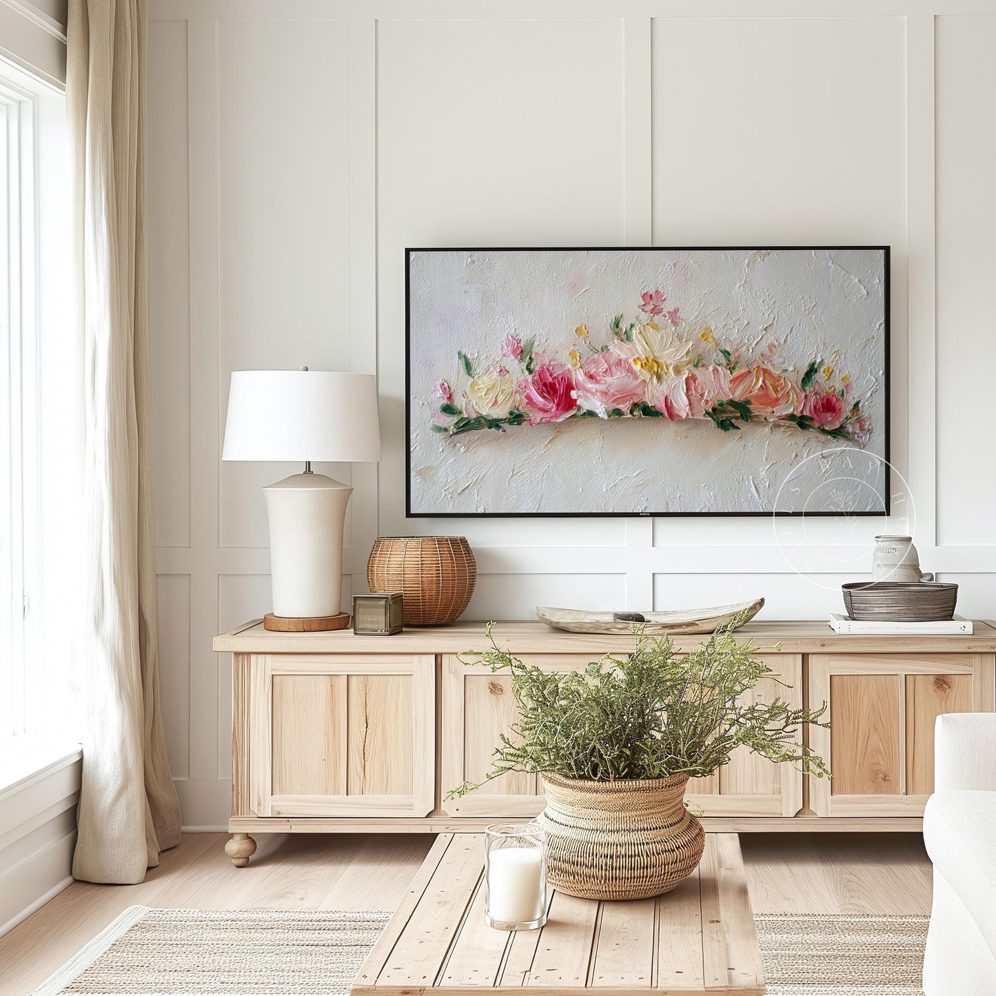 Floral Crown Frame Tv Art, Digital Download Art for Frame Tv, Magical Tv Art, Princess Frame Tv Art, Tiara Tv Art