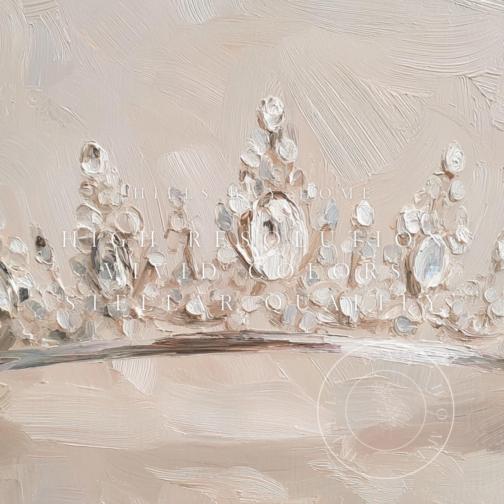 Crown Frame Tv Art, Digital Download Art for Frame Tv, Magical Tv Art, Princess Frame Tv Art, Tiara Tv Art, Bridal Tv Art