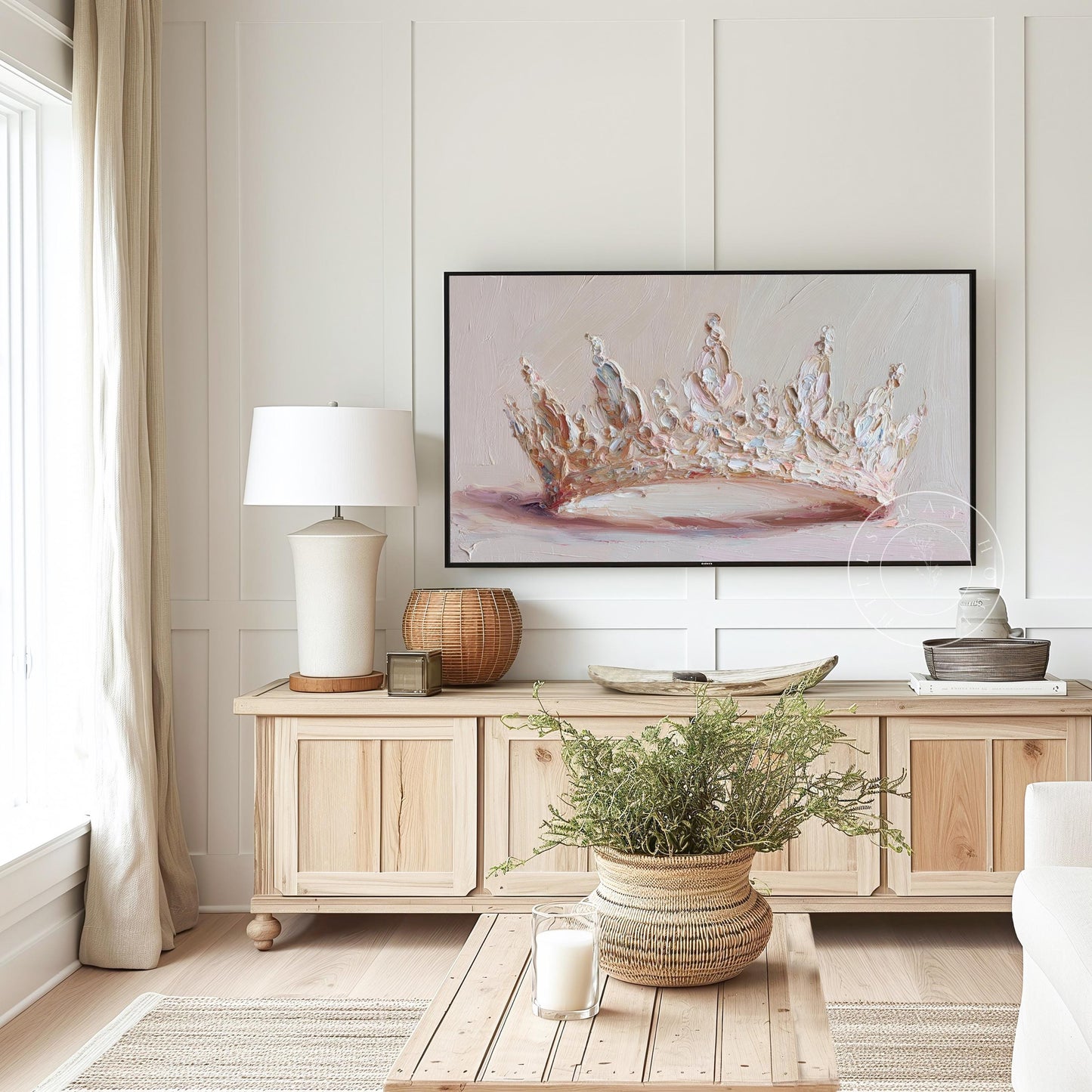 Crown Frame Tv Art, Digital Download Art for Frame Tv, Magical Tv Art, Princess Frame Tv Art, Tiara Tv Art, Bridal Tv Art