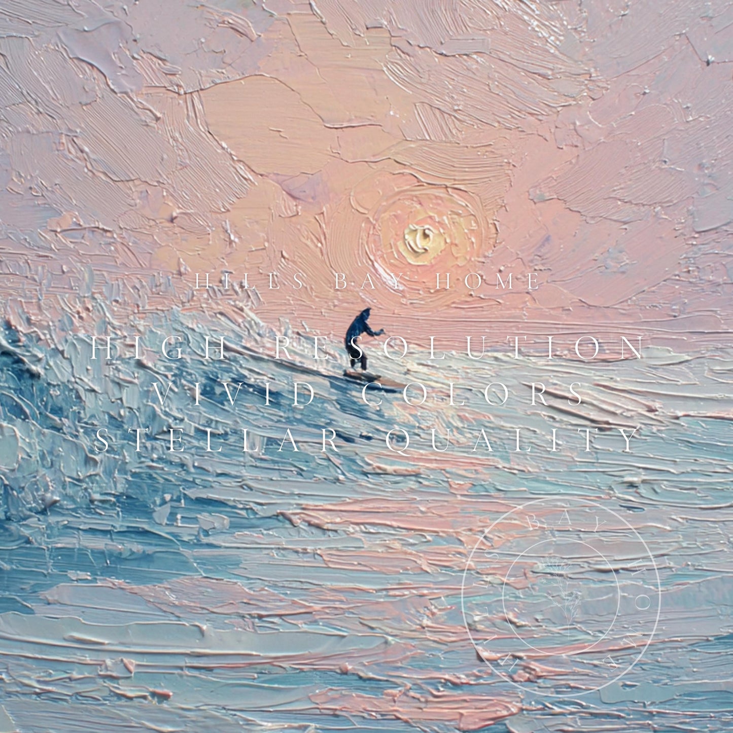 Beach Frame Tv Art, Digital Download Art for Frame Tv, Surfer Tv Art, Coastal Frame Tv Art, Ocean Tv Art