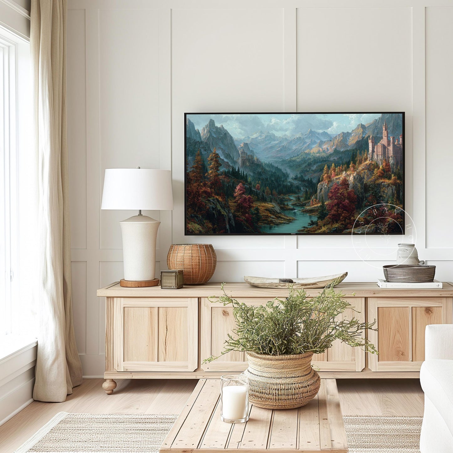 Fantasy Frame Tv Art, Digital Download Art for Frame Tv, Magical Tv Art, Fantasy Book Frame Tv Art, Kingdom Tv Art