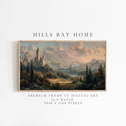 Fantasy Frame Tv Art, Digital Download Art for Frame Tv, Magical Tv Art, Fantasy Book Frame Tv Art, Kingdom Tv Art