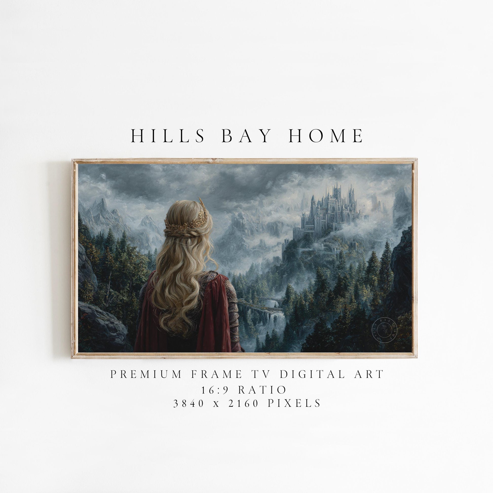 Fantasy Frame Tv Art, Digital Download Art for Frame Tv, Magical Tv Art, Fantasy Book Frame Tv Art, Kingdom Tv Art