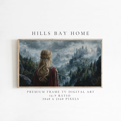 Fantasy Frame Tv Art, Digital Download Art for Frame Tv, Magical Tv Art, Fantasy Book Frame Tv Art, Kingdom Tv Art